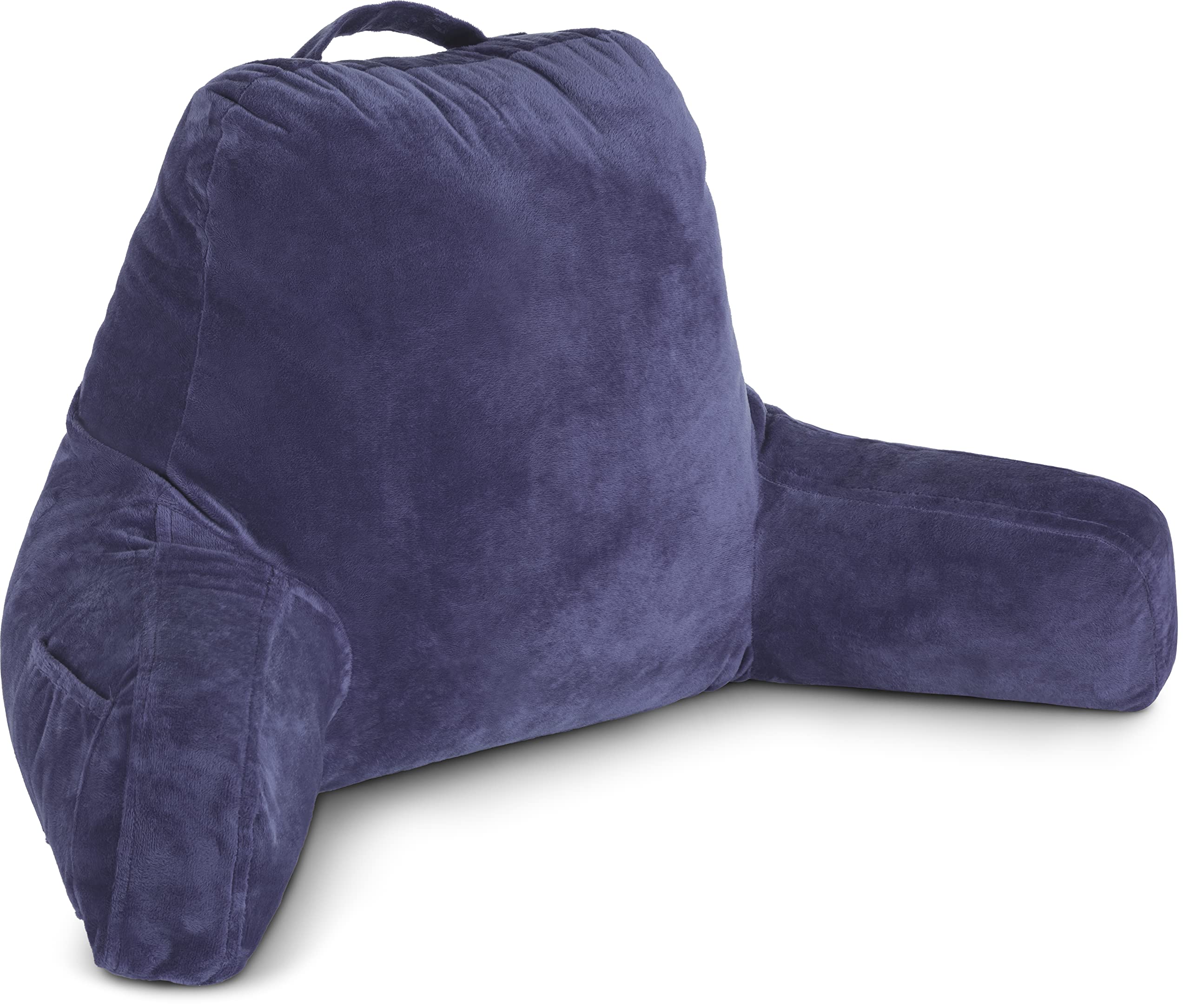 Husband Pillow XXL プレミアム低反発 クッション ブルー Amazon.com: Husband Pillow Medium Dark Blue, Backrest for Kids
